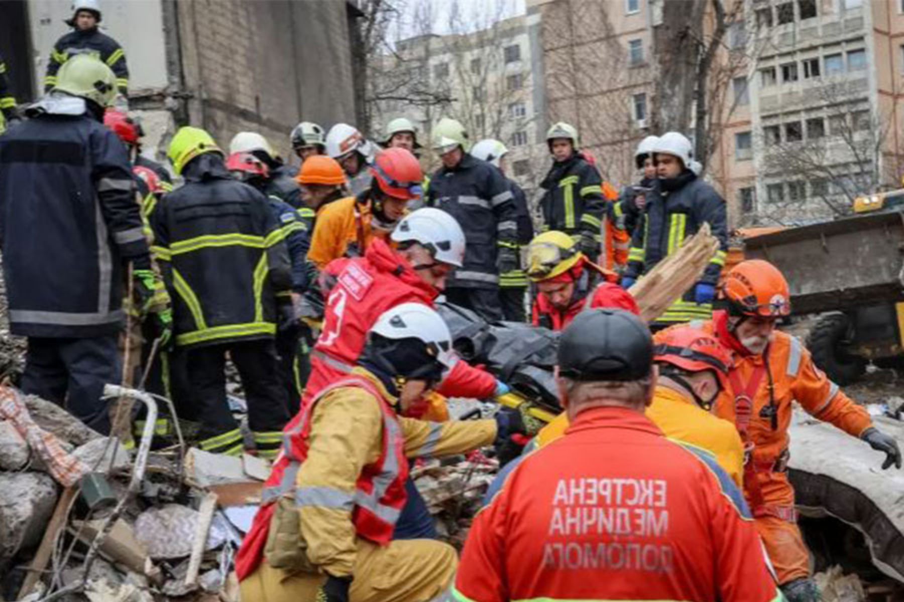 2 березня 2024 — дев’ять загиблих внаслідок атаки на житловий будинок в Одесі