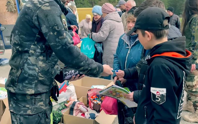 Гуманітарна допомога постраждалим від війни в Україні